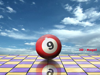 3D Billiardkugel